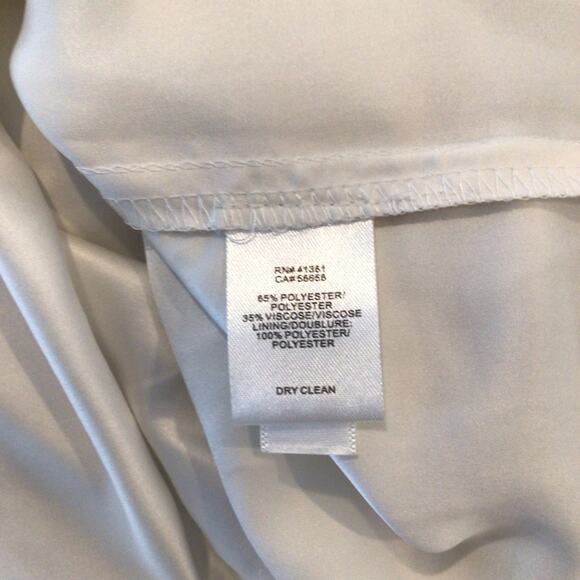 LAUREN RALPH LAUREN Polka Dot Sleeveless Ruffle Faux Wrap Dress size 6 - Picture 8 of 8